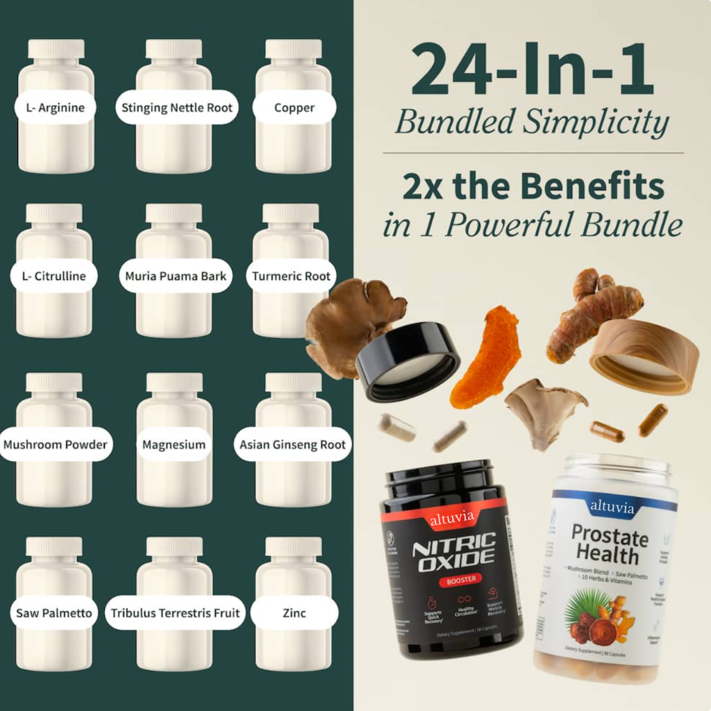 Altuvia 40+ Men’s Performance & Vitality Stack