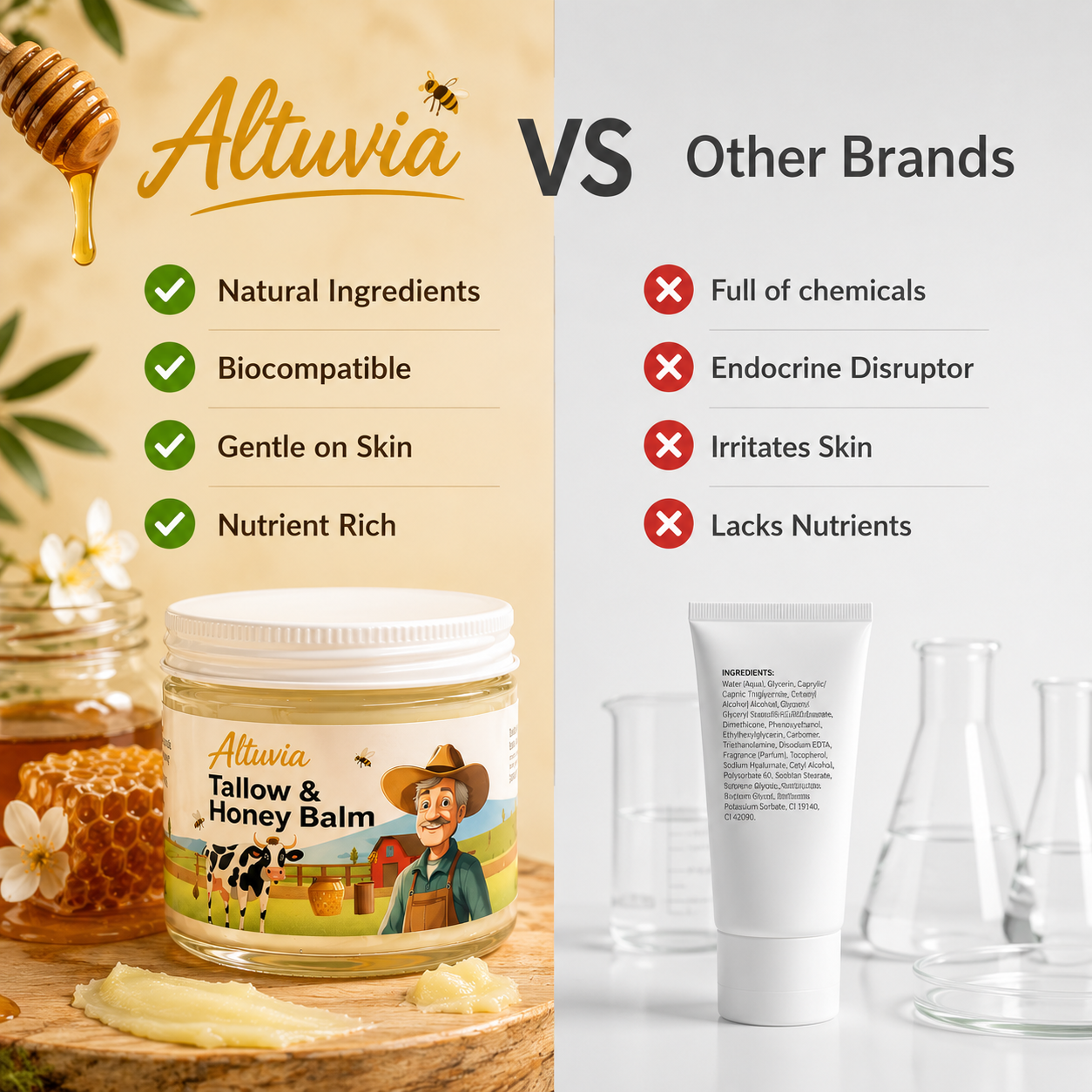 Altuvia Tallow & Honey Balm