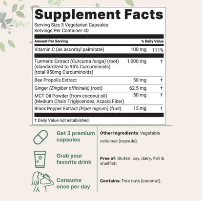 Altuvia Advanced Anti-Inflammatory Capsules 1000mg